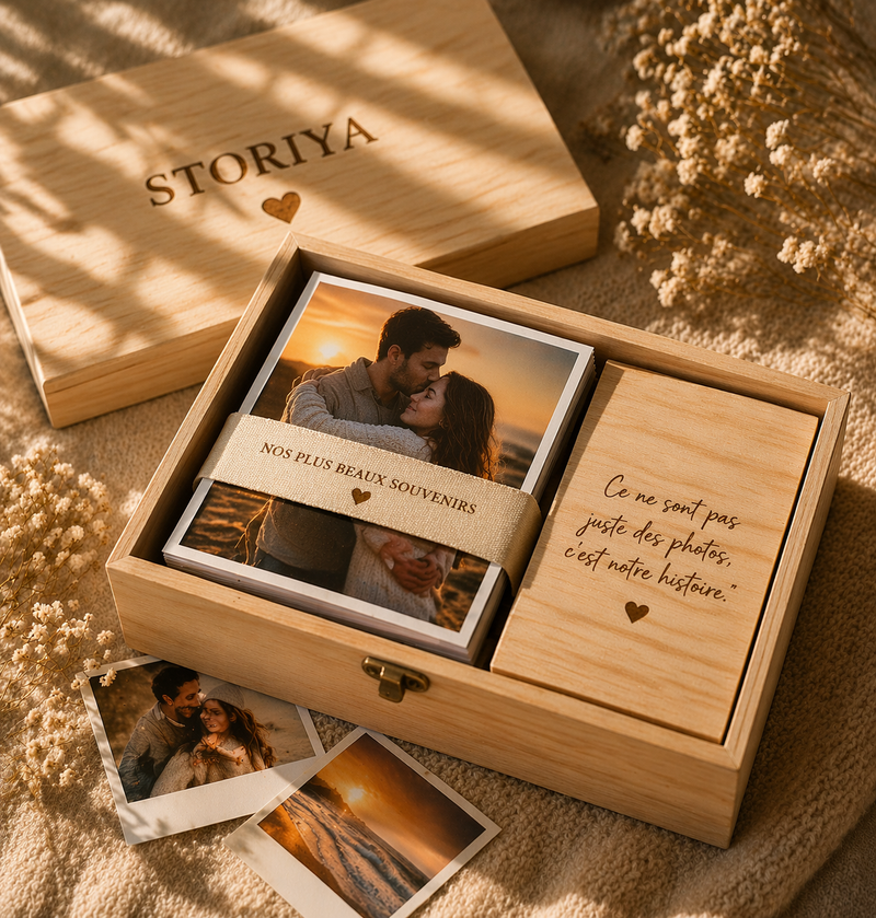 Coffret Naissance — Photos Personnalisées